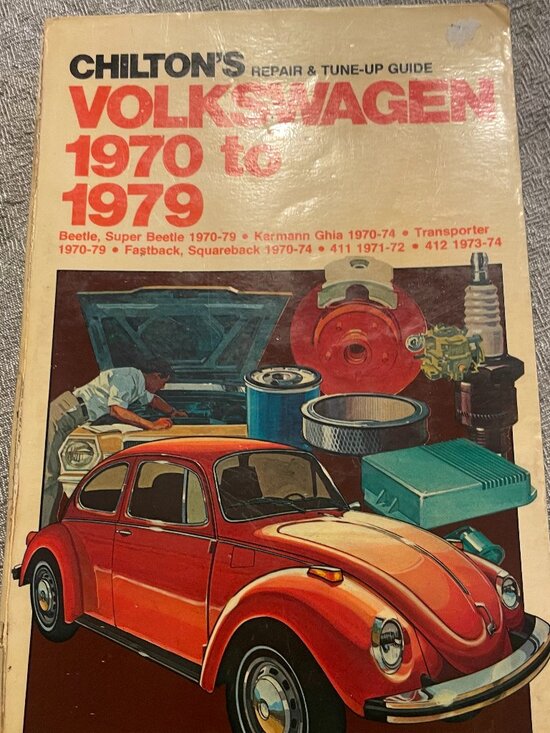 Chilton Other - Chilton's Repair and Tune Up Guide Volkswagen 1970-1979 Vintage Book